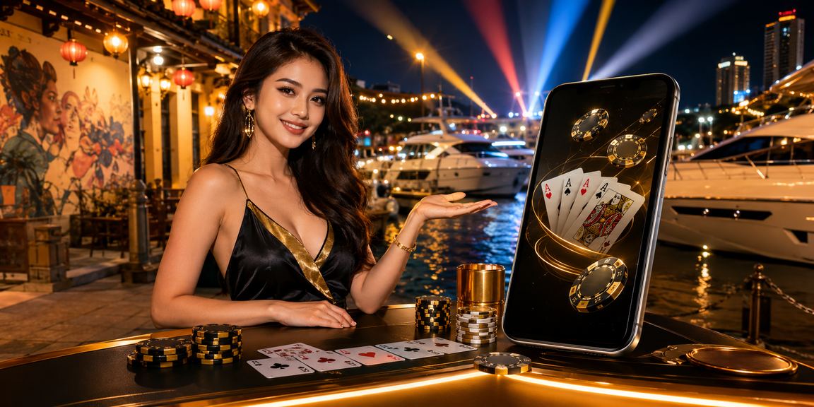 Pemain menyemak maklumat permainan jackpot sebelum membuat pertaruhan di 123apps